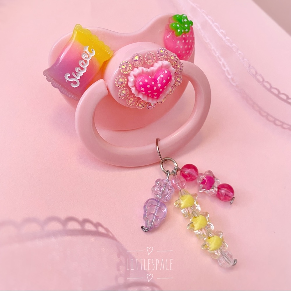 Adult Heart Deco Paci 💗 Pacifier - Picture 2 of 8